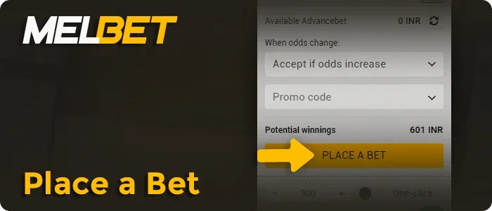 place a bet at Melbet